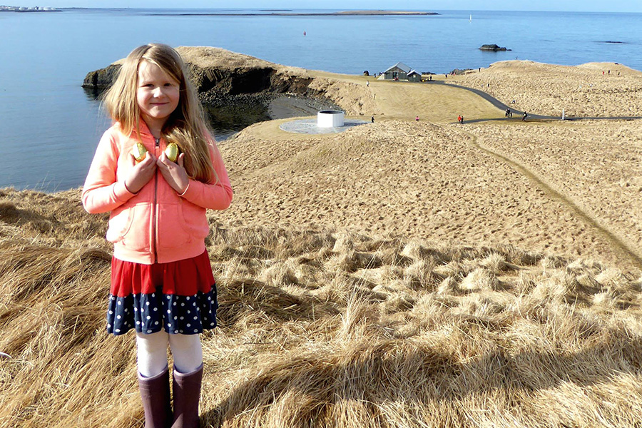 Easter egg hunting on Viðey is great if the weather is good.